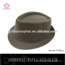 Günstige Blank Brown Fedora Hut für Männer